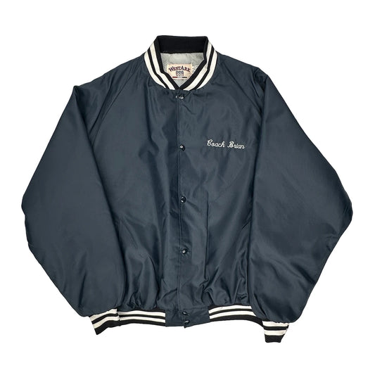 Cougars West Ark Football Varsity Jacket - 2XL Navy Nylon