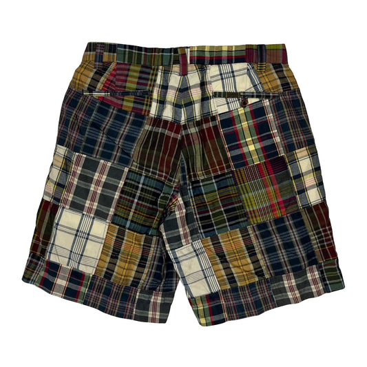 Vintage Polo By Ralph Lauren Checked Shorts - 32W 9L Multicoloured Cotton