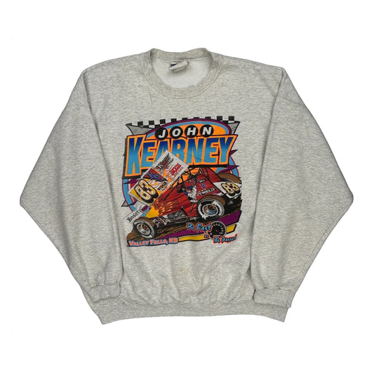 Racing Hanes Graphic Sweatshirt - XL Multicoloured Cotton