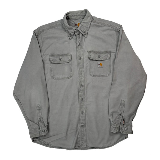 Carhartt Shirt - Large Grey Cotton