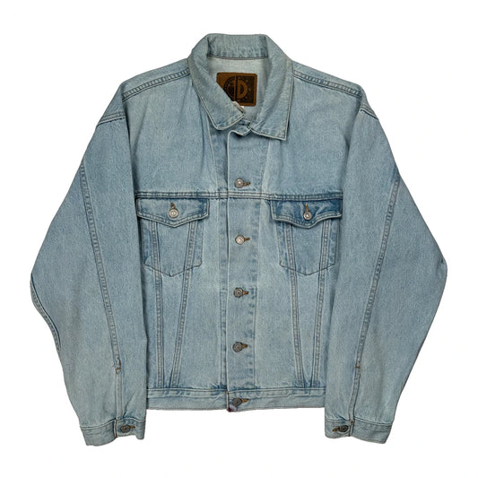 Edmonton Hard Rock Cafe Denim Jacket - Large Light Wash Denim