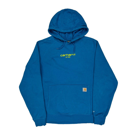 Carhartt Hoodie - Large Blue Cotton