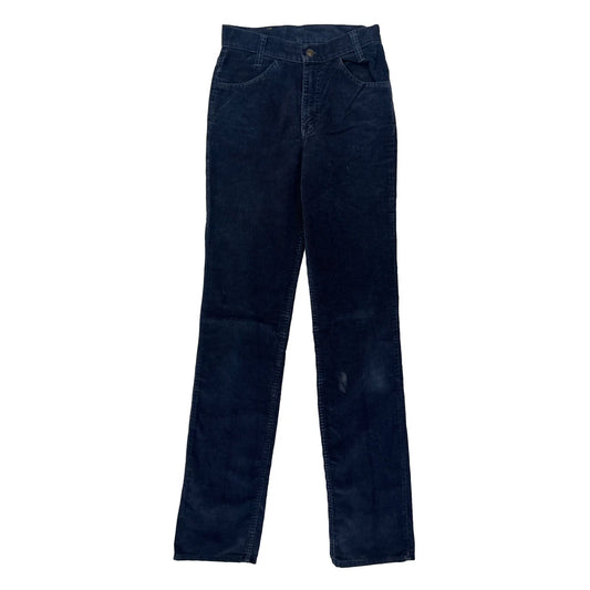 Levis Cord Trousers - 26″ Waist Blue Corduroy