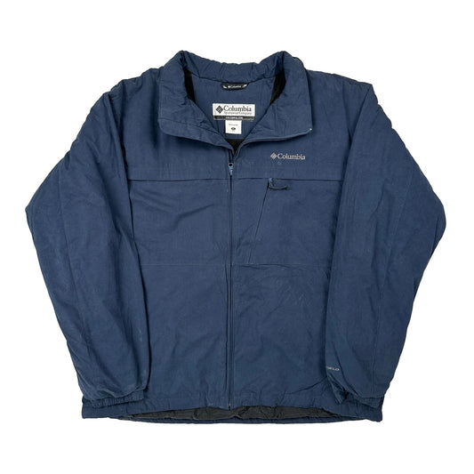 Vintage Columbia Jacket - XL Blue Polyester