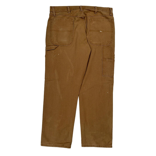 Carhartt Carpenter Trousers - 35W 31L Brown Cotton