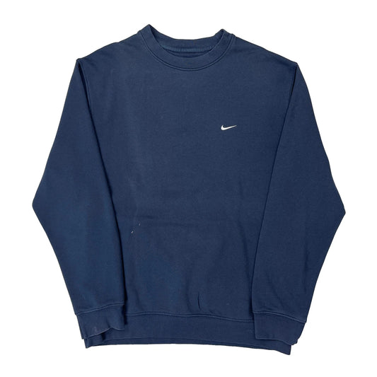 Nike Sweatshirt - Large Blue Cotton