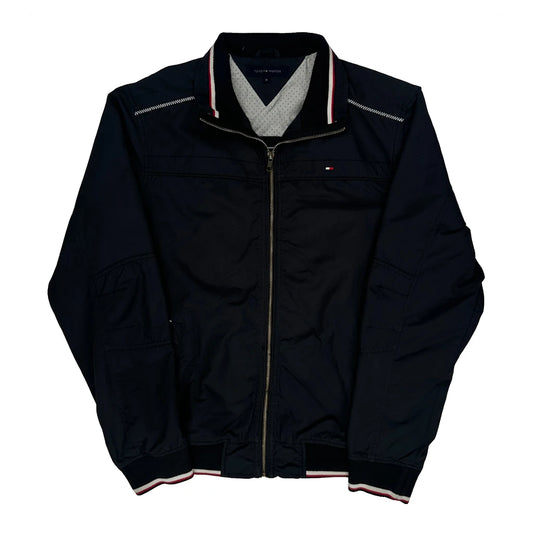 Tommy Hilfiger Bomber Jacket - Medium Navy Polyester