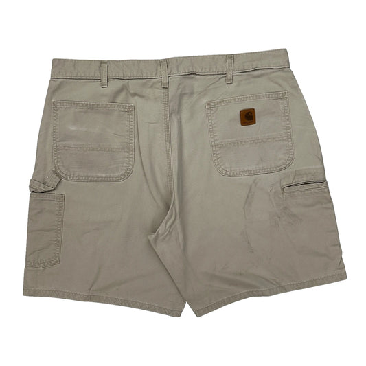 Carhartt Carpenter Shorts - 38W 9L Beige Cotton