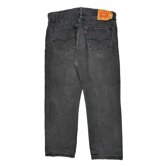 501 Levis Jeans - 36W 28L Grey Cotton
