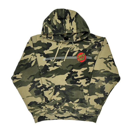 Santa Cruz Logo Santa Cruz Hoodie - Large Camo Cotton