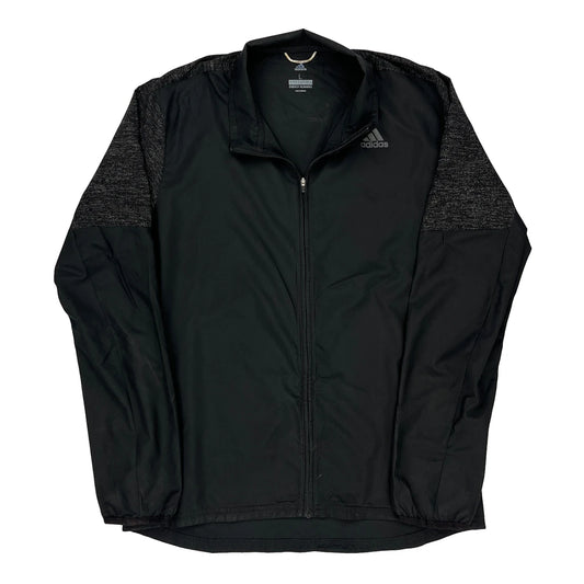 Energy Running Adidas Zip Up - Large Black Polyester