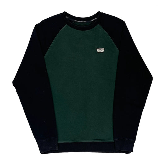 Vans Sweatshirt - Medium Green Cotton