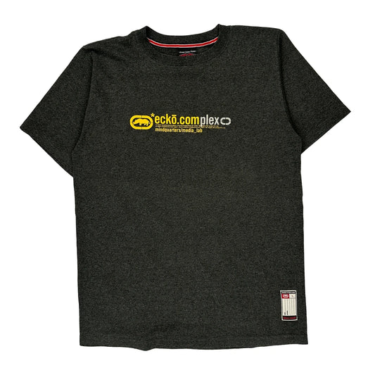 Made In USA Limited Edition Ecko Unltd T-Shirt - Large Grey Cotton Blend