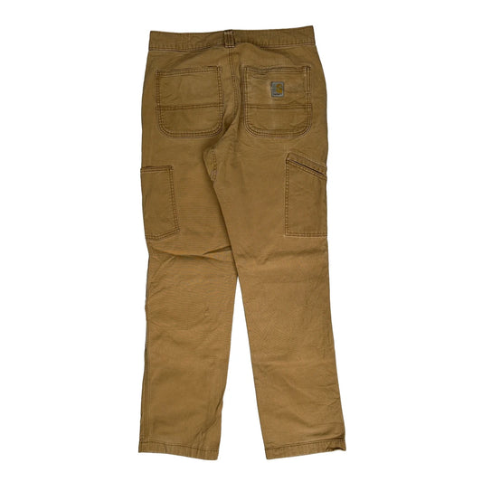 Vintage Carhartt Double Knee Carpenter Trousers - 29W 31L Khaki Cotton