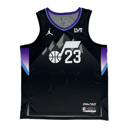 Utah Jazz Jordan Nba Jersey - 2XL Black Polyester