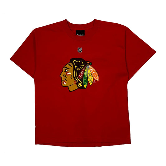 Chicago Blackhawks Reebok Nhl T-Shirt - XL Red Cotton