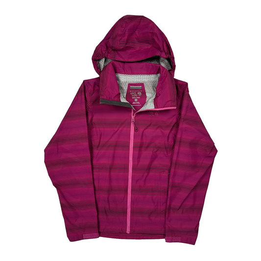 Mountain Hard Wear Striped Windbreaker - Medium Purple Polyester