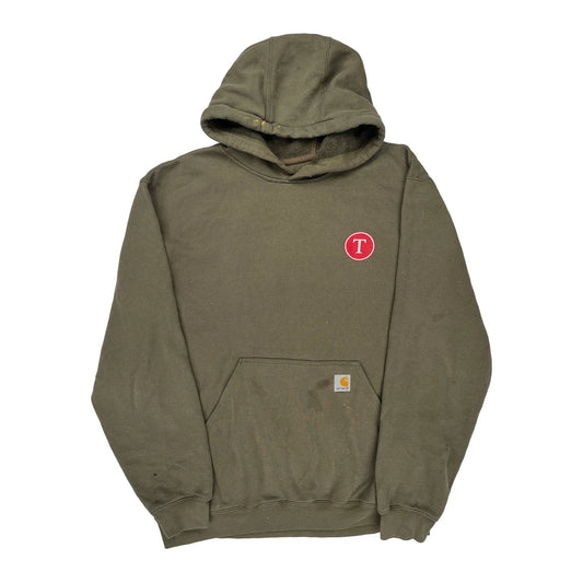 Carhartt Hoodie - Large Green Cotton