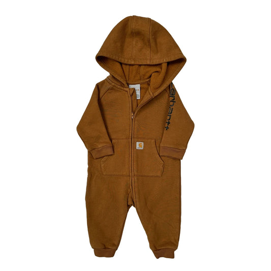Age 6 Months Carhartt Playsuit - 3XS Brown Cotton