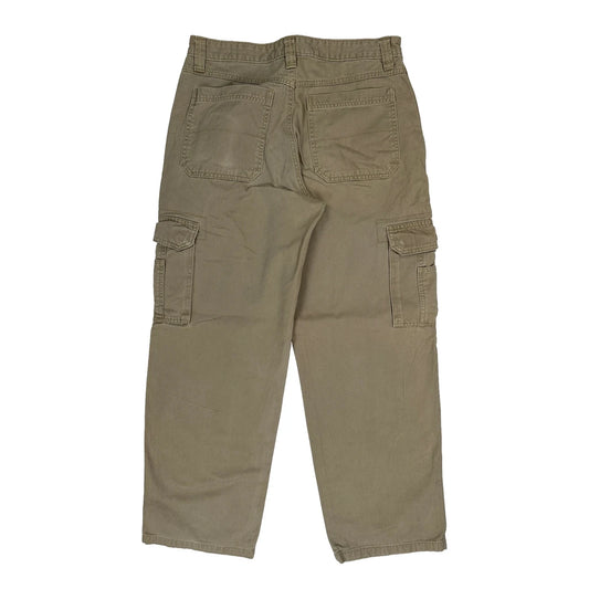 Wrangler Cargo Trousers - 32W 30L Khaki Cotton