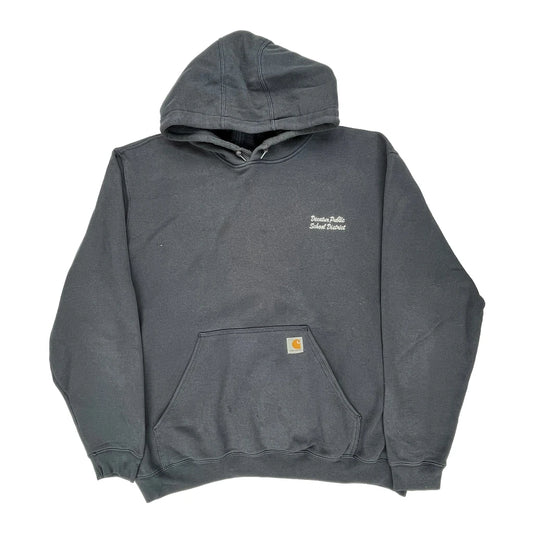 Carhartt Hoodie - 2XL Grey Cotton Blend