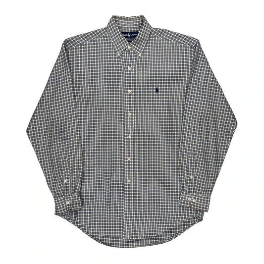 Ralph Lauren Checked Shirt - Medium Blue Cotton