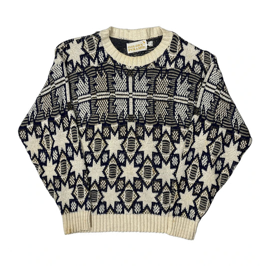 Unbranded Jumper - Large Cream Wool