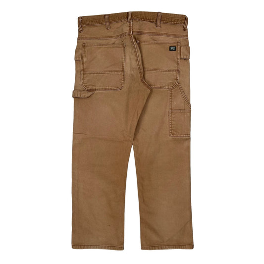 Key Carpenter Trousers - 34W 30L Brown Cotton