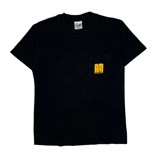 Putzmeister Hanes Single Stitch T-Shirt - Medium Black Cotton