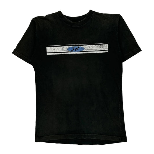 Nike Graphic T-Shirt - Large Black Cotton