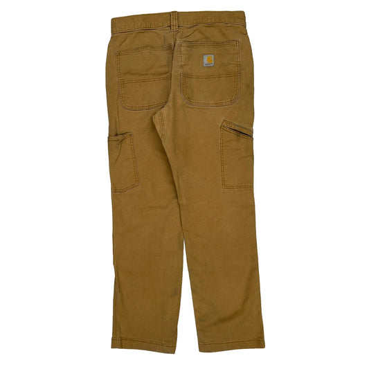 Carhartt Double Knee Carpenter Trousers - 31W 30L Brown Cotton