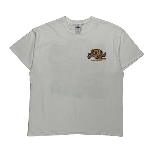 Thomas & Augusta Racing Gildan Graphic T-Shirt - XL White Cotton