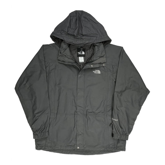 Vintage The North Face Waterproof Jacket - XL Grey Nylon