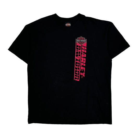 Bikefest 2020 Harley Davidson Graphic T-Shirt - XL Black Cotton