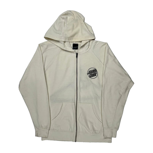 Santa Cruz Hoodie - Small Cream Cotton