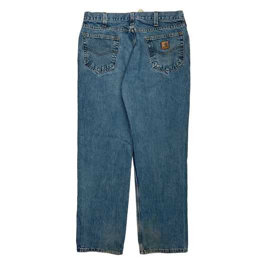 Carhartt Jeans - 34W 32L Blue Cotton