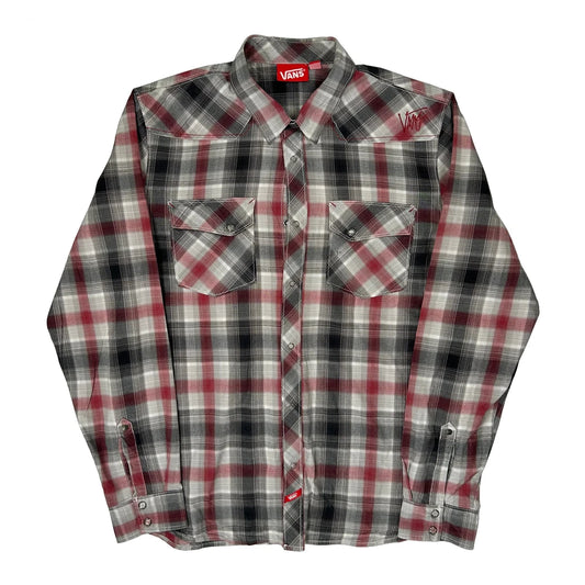 Vans Checked Flannel Shirt - Large Multicoloured Cotton