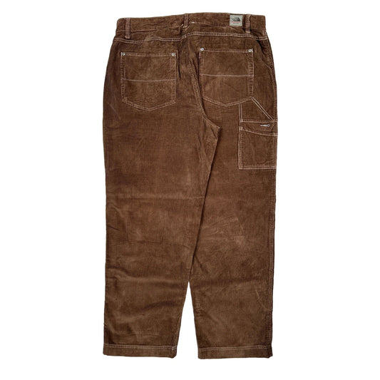 Vintage The North Face Cord Trousers - 37″ Waist Brown Cotton