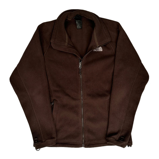 The North Face Fleece Jacket - Large Brown Polyester