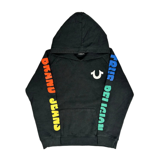 Age 14-16 True Religion Hoodie - XL Black Cotton