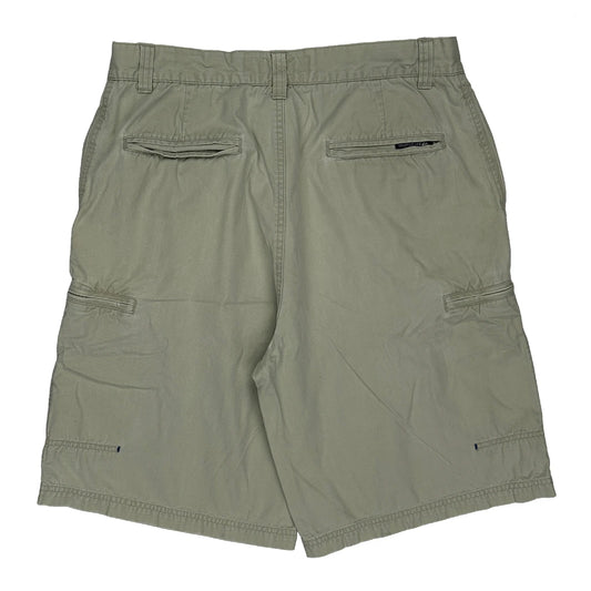 Quiksilver Cargo Shorts - 32W 10L Khaki Cotton