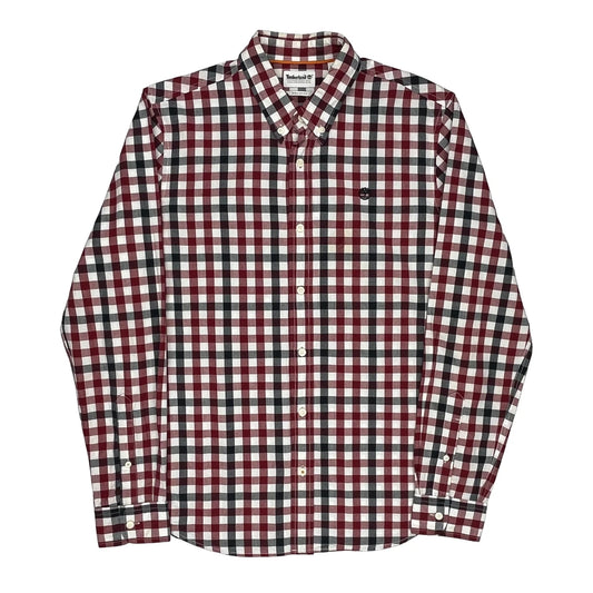 Timberland Checked Shirt - Medium Black Cotton