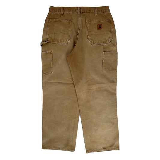 Carhartt B11 Brn Dungarees - 34W 30L Brown Cotton