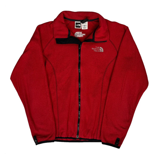 The North Face Fleece Jacket - Medium Red Polyester