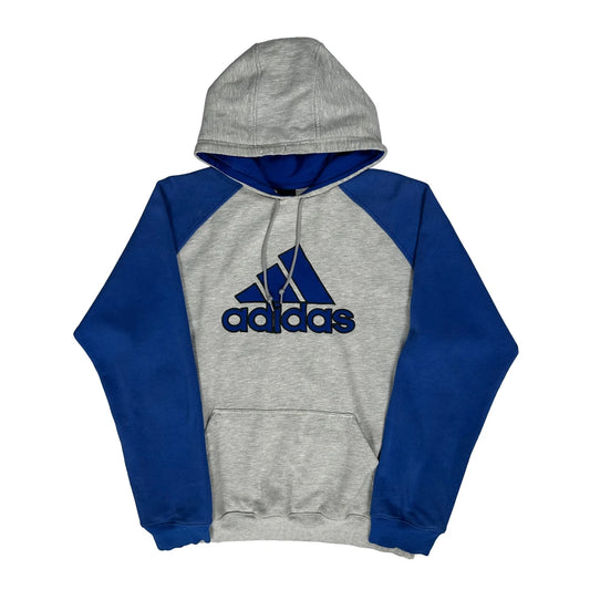 Adidas Hoodie - Large Blue Cotton