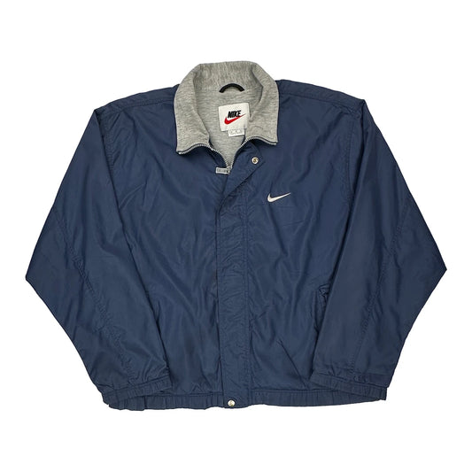 Nike Jacket - Medium Blue Polyester