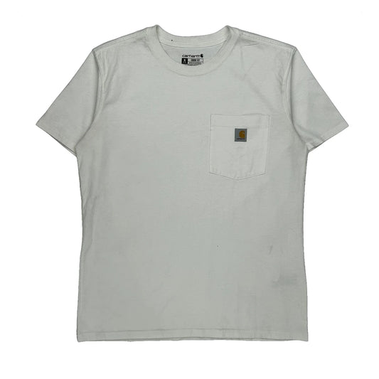 Carhartt T-Shirt - Medium White Cotton