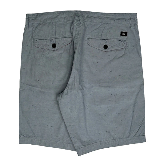 Quiksilver Chino Shorts - 33W 10L Blue Cotton Blend