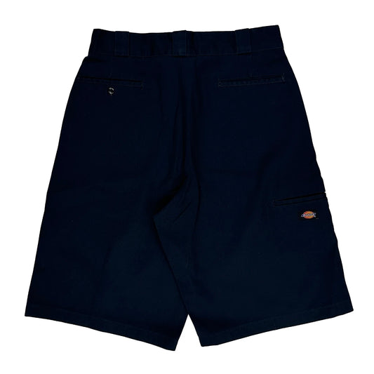 Dickies Chino Shorts - 31W 11L Navy Polyester Blend