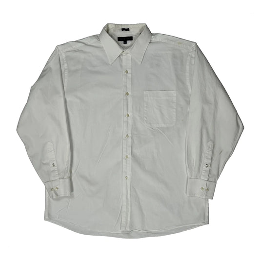 Vintage Tommy Hilfiger Shirt - XL White Cotton